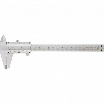 Штангенциркуль, 150 мм, цена деления 0,1 мм, класс 2, ГОСТ 166-89 (Эталон) Россия